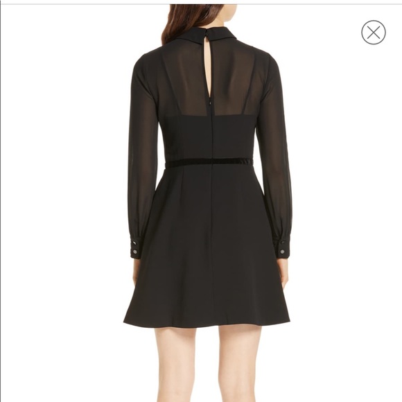 Ted Baker Amaali Lace Appliqué Fit & Flare Dress - Picture 7 of 8